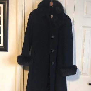 Black faux fur cuffs warn twice